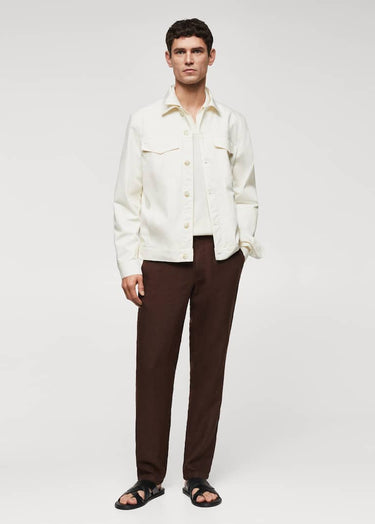 Pocketed cotton jacket